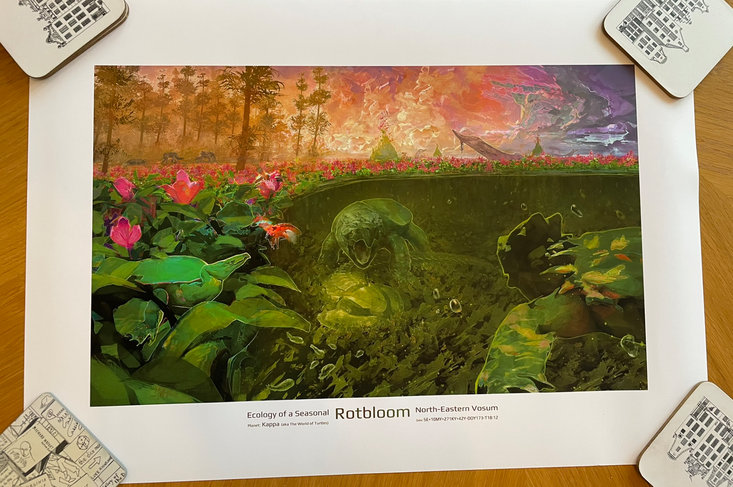 Rotbloom - Art Print