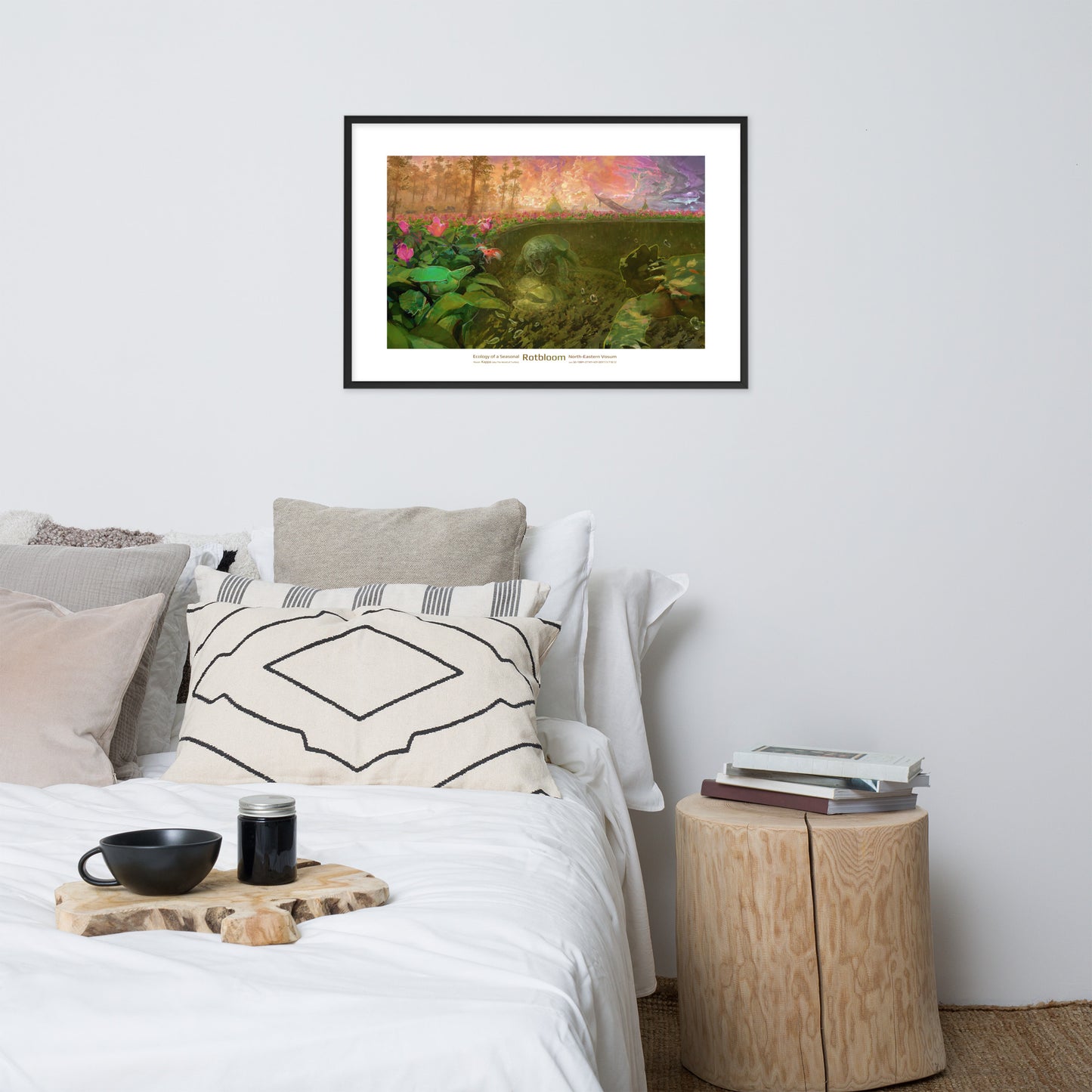 Rotbloom - Framed Art Print
