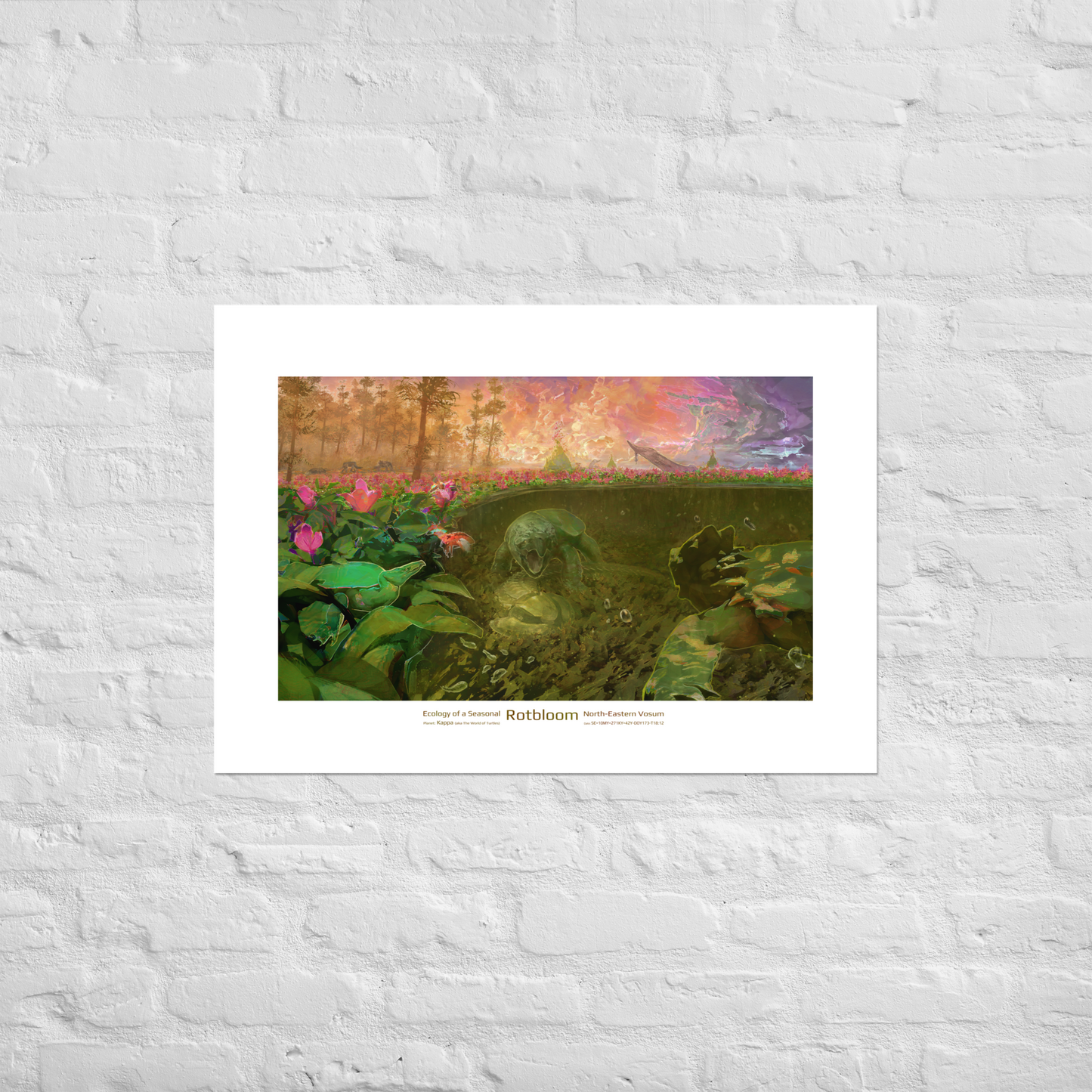 Rotbloom - Art Print